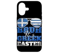 Custodia per iPhone 17 Bruh It's Greek Pasqua Holiday Grecia Bandiera Grecia Pasqua