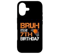 Custodia per iPhone 17 Bruh It's My 7th Birthday Basketball 7 Amante dei giocatori di un anno