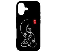 Custodia per iPhone 17 Buddha in meditazione, buddismo zen minimalista, calma spirituale