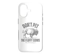 Custodia per iPhone 17 Buffalo divertente "Don't Pet the Fluffy Cows"
