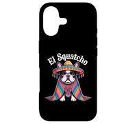 Custodia per iPhone 17 Bulldog francese El Squatcho Poncho divertente Bulldog francese