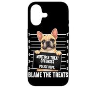 Custodia per iPhone 17 Bulldog Mugshot Multiple Treat Reati incolpano i dolcetti