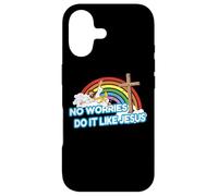Custodia per iPhone 17 Bungee Jump, Cristiani Religione Cristo Bungee Jumping Gesù