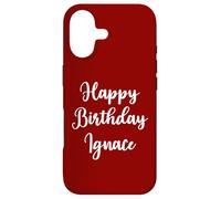 Custodia per iPhone 17 Buon compleanno Ignace