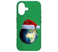 Custodia per iPhone 17 Buon Natale Vacanze Terra Clima Santa Cappello Tasca Logo