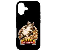 Custodia per iPhone 17 Burrito Bliss Cat Funny Food Meme Cat Humor Design