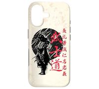 Custodia per iPhone 17 Bushido Code Samurai Giappone Guerriero Spadaccino Kanji