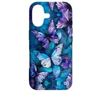 Custodia per iPhone 17 Butterflies Lover Stained Glass Effect Art Stain Glass