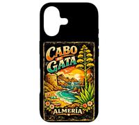 Custodia per iPhone 17 Cabo de Gata Spagna, Design Vintage Costa Mediterranea