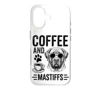 Custodia per iPhone 17 Caffè E Mastini Divertente Mastino