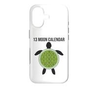 Custodia per iPhone 17 Calendario lunare con 13 tartarughe lunari e conchiglie