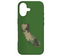 Custodia per iPhone 17 California State Camo Map Outdoor Military & Veterano escursionistico