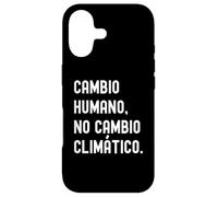 Custodia per iPhone 17 Cambio Humano, No Cambio Climático