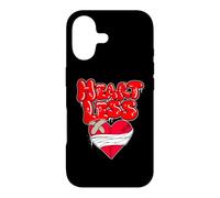 Custodia per iPhone 17 Camicia senza cuore, camicia con cuore spezzato, No Love, Retro, Hip-Hop