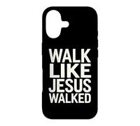 Custodia per iPhone 17 Cammina come Gesù camminava fede devoto religioso cristiano