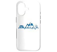 Custodia per iPhone 17 Campeggio camper escursioni montagne e birra battito cardiaco camper