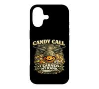 Custodia per iPhone 17 Candy Call ha guadagnato grado veterano militare tema Halloween