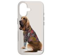 Custodia per iPhone 17 Cane Bloodhound con tatuaggio drago giapponese Irezumi