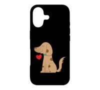 Custodia per iPhone 17 Cane con cuore
