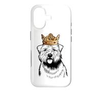 Custodia per iPhone 17 Cane Glen of Imaal Terrier che indossa la corona