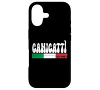 Custodia per iPhone 17 CANICATTÌ City Italia Vintage Bandiera Italia per gli amanti dei viaggi