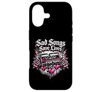Custodia per iPhone 17 Canzoni tristi salvano vite Emo Design