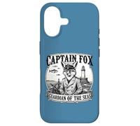 Custodia per iPhone 17 Capitano Fox Guardiano dei mari Avventura Nautica Animale A