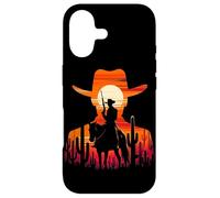 Custodia per iPhone 17 Cappello da cowboy Texas Rodeo Bull Western Cowboy Wild West