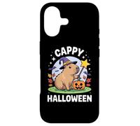 Custodia per iPhone 17 Cappy Halloween Funny Cute Capybara Wizard Halloween