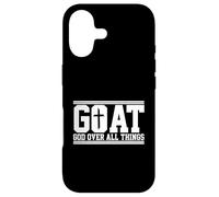 Custodia per iPhone 17 CAPRA Dio sopra tutte le cose Fede cristiana Gesù
