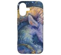 Custodia per iPhone 17 Capricorno Zodiac Art - Celeste Capricorno Design