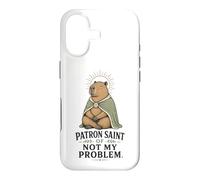 Custodia per iPhone 17 Capybara Meme Patrono Santo Di Non Il Mio Problema