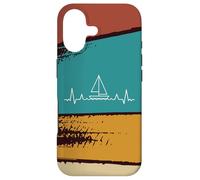 Custodia per iPhone 17 cardiogram Sailing Yachting Barca vela Veliero vela Marinai