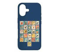 Custodia per iPhone 17 Carino Animale Alfabeto ABC Apprendimento Classroom Teach