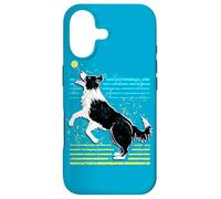 Custodia per iPhone 17 Carino Border Collie Arte o Cane Pastore Felice con Palla