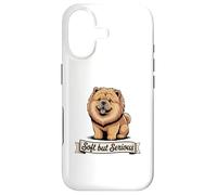 Custodia per iPhone 17 Carino cartone animato Chow Chow, morbido ma serio