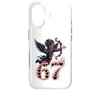 Custodia per iPhone 17 Carino Dark Gothic Valentine 67 - Cupido Freccia Anti Love Meme
