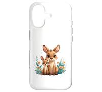 Custodia per iPhone 17 Carino Madre Canguro E Joey Animale Illustrazione