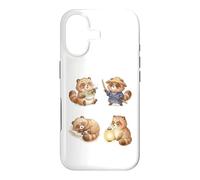 Custodia per iPhone 17 Carino Tanuki Raccoon Cane Giapponese Chibi Animale