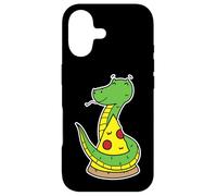 Custodia per iPhone 17 Carino Vipera Con Una Pizza