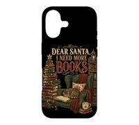 Custodia per iPhone 17 Caro Babbo Natale ho bisogno di più libri Lettore di Natale Amante dei libri