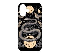 Custodia per iPhone 17 Carta dei Tarocchi Serpente Mistico con Falene e Lune