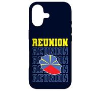 Custodia per iPhone 17 carte ile de la reunion drapeau 974 cadeau pour réunionnais