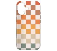 Custodia per iPhone 17 Caso di scacchiera estetica vintage a scacchi di colore retrò