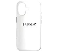 Custodia per iPhone 17 Casual Giorno della settimana Giovedi Divertente