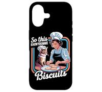 Custodia per iPhone 17 Cat Mom So This Is How You Make Biscotti Cat Making Biscotti