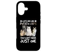 Custodia per iPhone 17 Cats Are Like Potato Chips You can not have just one funny