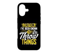 Custodia per iPhone 17 Caution I've Been Known To Throw Things