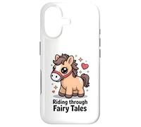 Custodia per iPhone 17 Cavalcando attraverso le fiabe carino Kawaii Pony