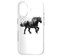 Custodia per iPhone 17 Cavalli selvaggi Cavalli della foresta Equestre Cavallo